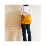 DENGLI.ショルダートート/M/パラフィン帆布/パラフィン加工/ショルダーバッグ/トートバッグ/3way/横A4/送料無料