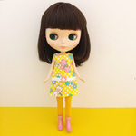 【ブライス・リカちゃん】ワンピースとソックスのセット