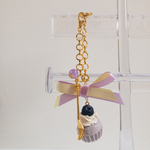 パステルカラーのカップケーキバックチャーム