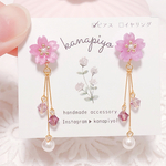 桜のピアス