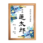 和柄命名書　4種〈手書き風フォント〉