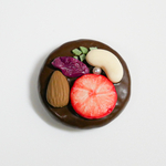 ドライストロベリーのマンディアンチョコレート(丸大)のヘアゴム/ポニーフック/ブローチ