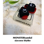 MONSAN👾モンスターサンダル👾BLACKRED