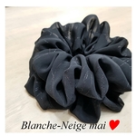 再販3❗新作⭐BLACK刺繍Flowerシュシュ⭐
