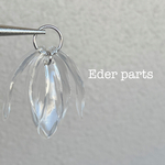 【10個】vintage gold Acryl heart beads
