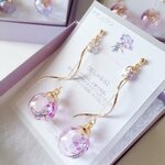 花 しゃるる（ピンク） ピアス ・イヤリング