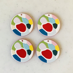 【E】Abstract Pattern Pendant Tops