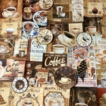 (再販×50)☕️ Café de Paris🇫🇷＊ジャンクジャーナル＊コラージュ素材＊コラージュペーパー