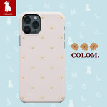 トイプードル　ベイビーピンク　パターン【COLOM.コロ。】かわいいおしゃれスマホケース　シンプルデザイン