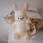 テディベア　ほっぺぷっくり　ちいさなうさちゃん　