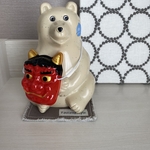 【 再販 】 しろくま貯金箱　鬼のお面　節分