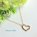 ★セール 800円➡︎500円 💖オープンハートのネックレス