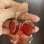 いちごいっぱいピアス［送料無料］