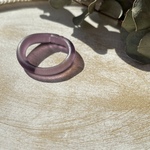 glass ring frost amethyst 約11号