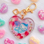 マタニティキーホルダー　ミニバラ　アリッサム♡