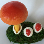 粘土のきのこ タマゴタケ