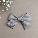 刺繍リボン　ヘアピンキッズ