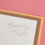 Thank you はんこ  ニコニコ