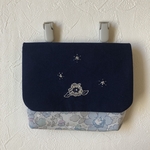 移動ポケット リバティ ベッツィ　刺繍