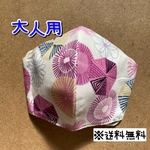 【送料無料】☆ハンドメイドマスク大人用☆