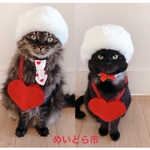 バレンタインハートポシェット(大)、猫ちゃんの首輪