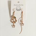 春 ハート リース & 蝶々 ピアス ・ 春 ハート リース & 蝶々 イヤリング