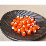 ホワイトハーツ55粒 丸7mm オレンジ色 13902