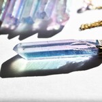 【限定数のみ】レア♪リップスティック　ミスティッククリスタル　結晶　ペンデュラム（ブルーピンク）  