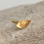 K24 Pure Gold Leaf ◇小さな純金の葉っぱピアス◇スタッドピアス◇片耳分～◇1コ限定