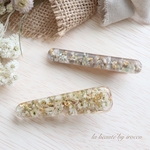 新作❁⃘ヘアクリップ　ドライフラワーのヘアクリップ2本セット