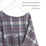 あったか起毛チェックで楽かわいいドルマンスリーブワンピース