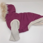 犬服オーダー ファーフードアウター＋起毛ワッフルインナー set 