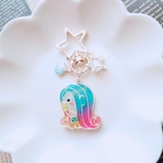 星とアマビエちゃんのキーホルダー