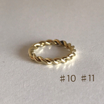真鍮リング　丸 ♯10 ♯11