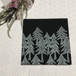 【訳あり・sale】land theaterのファブリックパネル・20cm（charcoal×light blue）