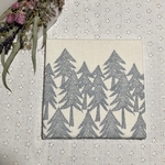 【専用・送料無料】landtheater ファブリックパネル・20cm（ivory×light gray ）