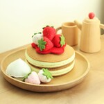 苺たっぷり！パンケーキ～ぷっくりクリーム添え～フェルトおままごと