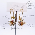 線香花火樹脂ノンホール　イヤリング
