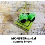 MONSAN👾モンスターサンダル👾LimeGREEN