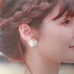 まぁるいくしゅくしゅ耳飾り*simple*