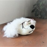 めがね置き犬【プードル】ぼーろ