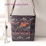 LIBERTY☆ビニコ×合皮×帆布 ショルダーバッグ