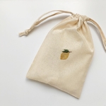 レモン刺繍巾着🍋🌿