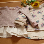m様オーダー品★・バッククロス・フリルＴ80＆フェアリープル90