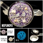 1個のみ/ 夜光&　変温/鏡付き/文鳥(ｸﾞﾚｰ&白&黒&ﾍﾞｰｼﾞｭ)/京都ｵﾊﾟｰﾙ欠片/ﾋﾟﾙｹｰｽ