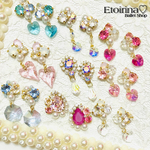 stage pierce/earring  バレエ　ビジュー　ピアス　イヤリング　エトワリーナ