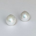 バロックパールピアス12mm  ②