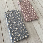 フラワーステッチレース　iPhoneケース