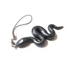 ヘビヘビストラップ パールブラック