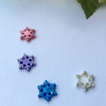 雪の結晶ピアス